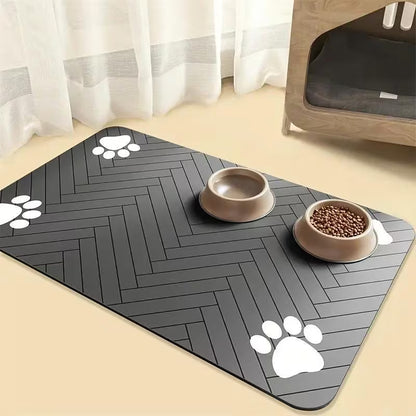 超吸水ペット用給餌マット