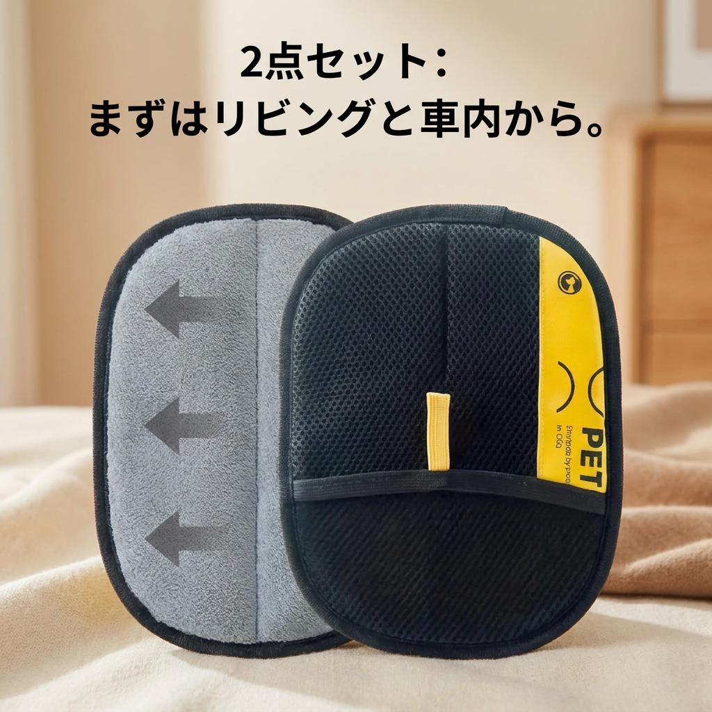 PetLimp Glove™  抜け毛取り手袋