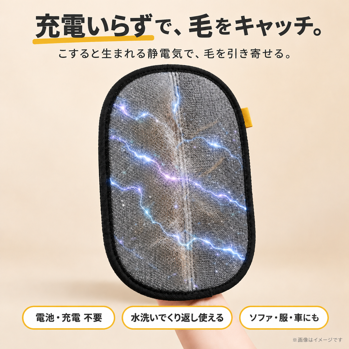 PetLimp Glove™  抜け毛取り手袋
